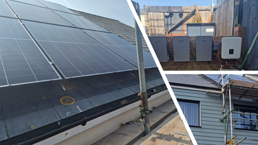 8.46kW | 470W AIKO Solar Panels | Fox 7kW Hybrid | 3 X EP11 10.36kWh batteries | PL1 4SZ